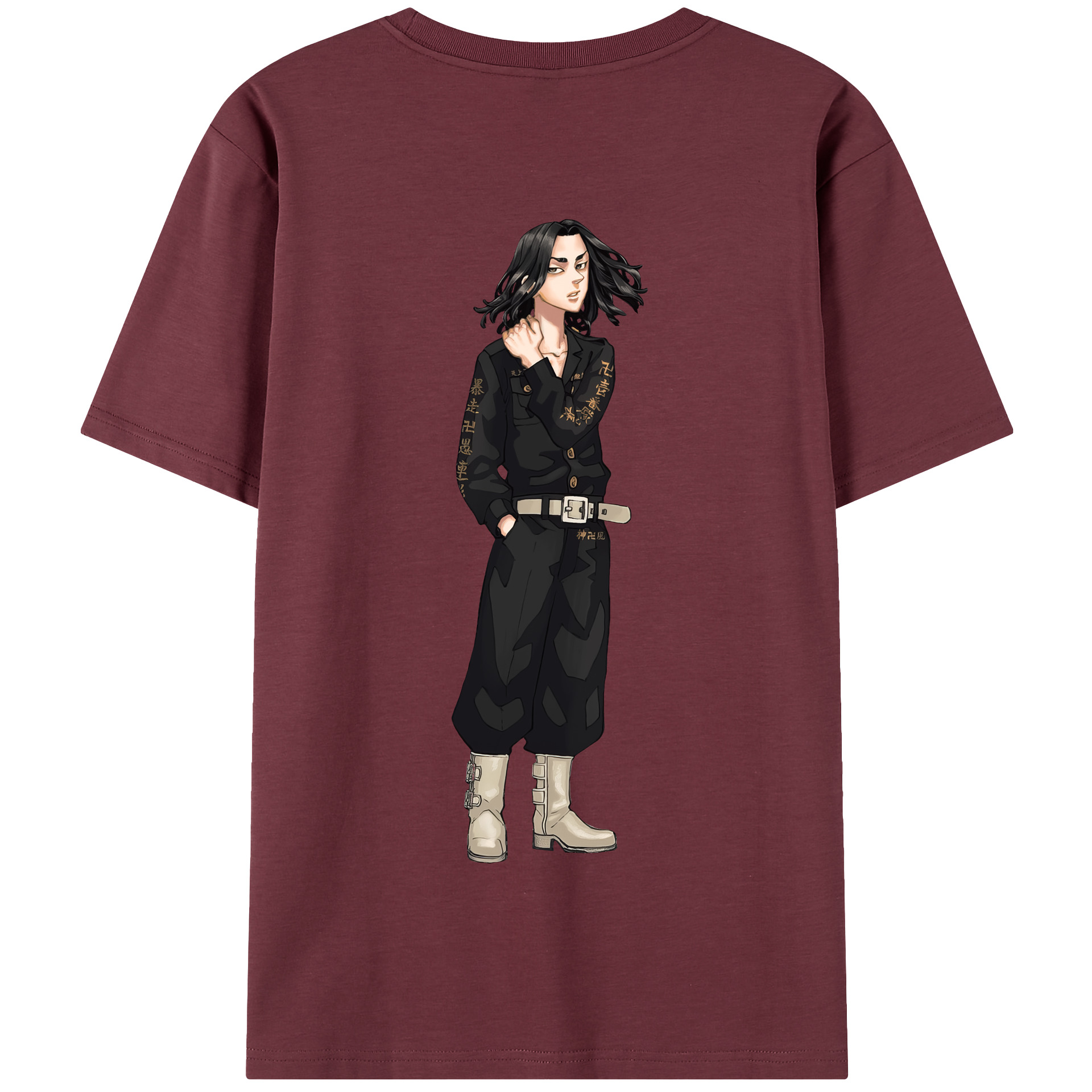 （画像用） 東京リベンジャーズ Tokyo Revengers 綿100％半袖Tシャツ（背面プリント）